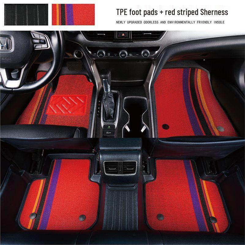 Toyota Corolla Car Floor Mats for All Models - Full Coverage & Dual Engine Compatibility.