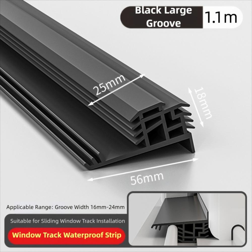 Ainproof Water Backflow Window Water Blocking Bar TPE Leakage Maintenance Sealing Strip Window Edge Waterproof Rain Shield