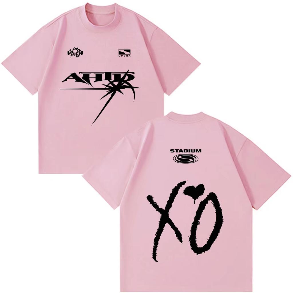 Sommer Heißer Verkauf The Weeknd After Hour Til Dawn Welttournee 2026 Print T-Shirt Herren Damen Hip-Hop T-Shirt Atmungsaktiv Streetwear Kurzarm Lässige T-Shirts