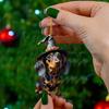 Hanging Pendant Car Xmas Tree Ornament Dog Ornaments Hanging Dog Hanging Pendant For Pet Lovers Christmas Seasonal Display
