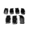 7Pcs Front Grille Cover 68303626AA Front Bumper Hood Grille Vent Insert Cover for Cherokee 2014 to 2018