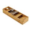 Joseph Joseph Cutlery Case, Tray, Storage, Drawer Organizer, Compact, Bamboo, Brown [Authentic] 85168