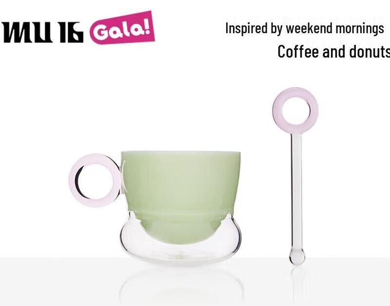 MU16 Donut Series Glass Mug