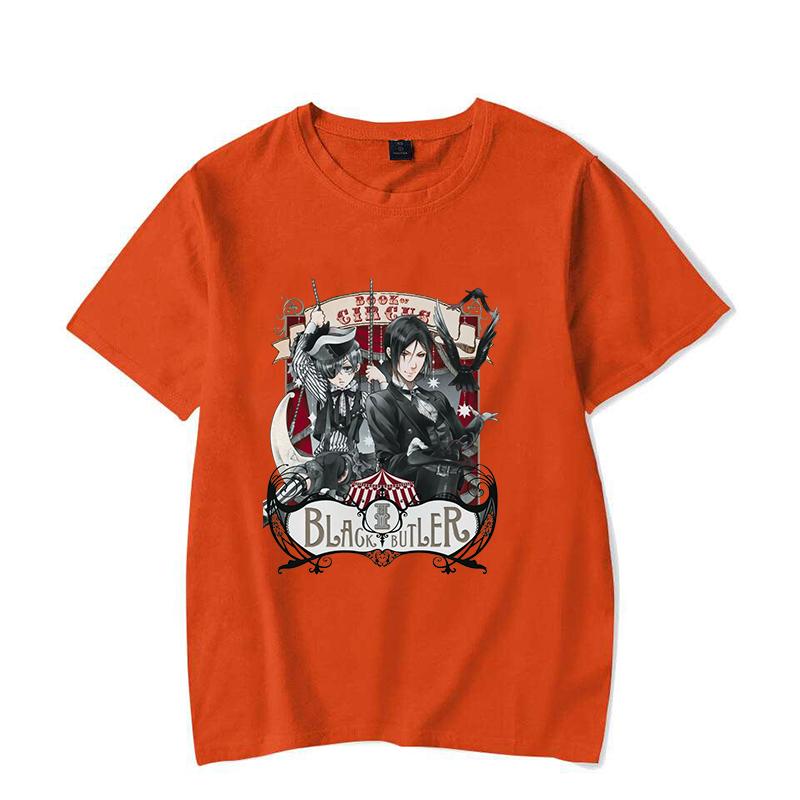 Hot Black Butler Graphic T Shirt Women's Men's Fashion T-shirts Short Sleeve Shirts Summer T-shirts Plus Size Tops Cool T Shirts