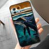 Whale Fish Wave Sea Case For Xiaomi 14 13 Ultra 11T 12T 13T Pro 12 Lite POCO X6 F6 Pro M6 X5 X3 F3 M5s F5 Cover