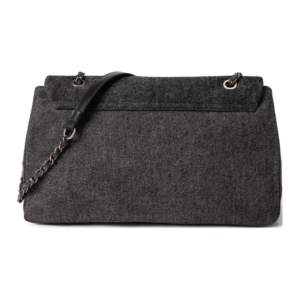 New Lee Denim Large Pocket Shoulder Bag Regular Women's Black LE240107M-801