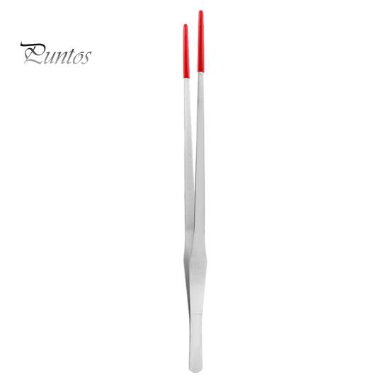 

Щипцы для кормления рептилий из нержавеющей стали с резиновым наконечником, прямые/изогнутые длинные пинцеты для аквариума, террариума, террариума для бородатых агам J