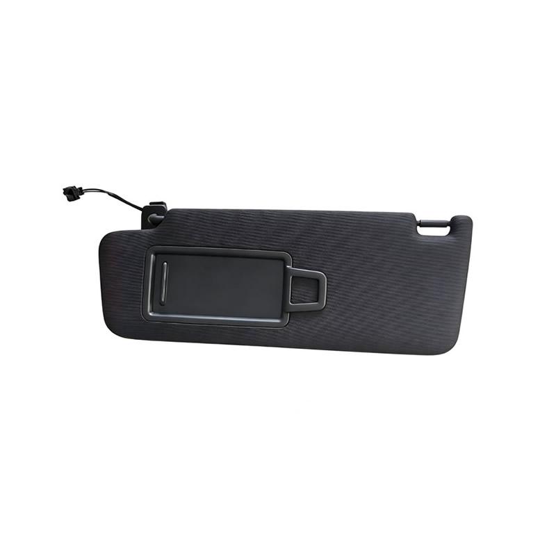 ECN2 For VW Golf 5 2003-2008 Golf 6 2009-2014 Passat B6 B7 Black Grey Front Sun Visor Panel With Makeup Mirror Sunshield