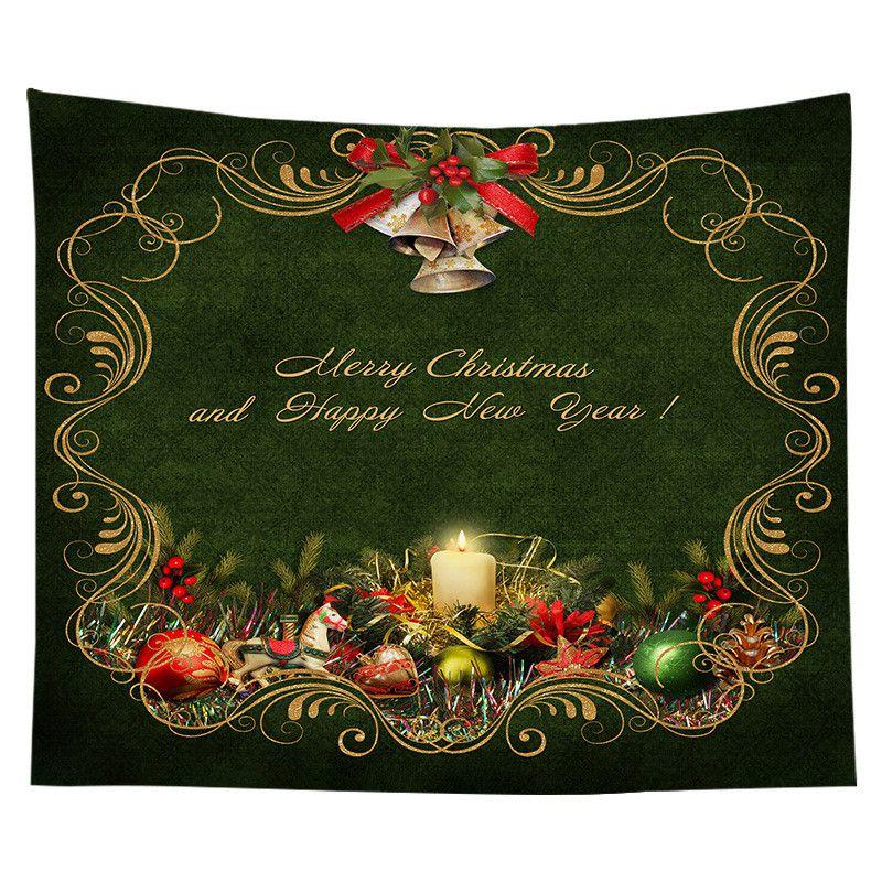 Festive Christmas Tapestry Wall Hanging Art In Exquisite Design For Home Decoration