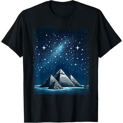 Pyramids of Giza Starry Night Egyptian Pyramid Costume T-Shirt
