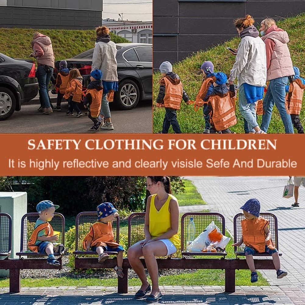 Children's Reflective Vest, High Visibility Vest, Lightweight High Visibility Vest, Car, High Visibility Vest, Children, Safety Vest, Washable
