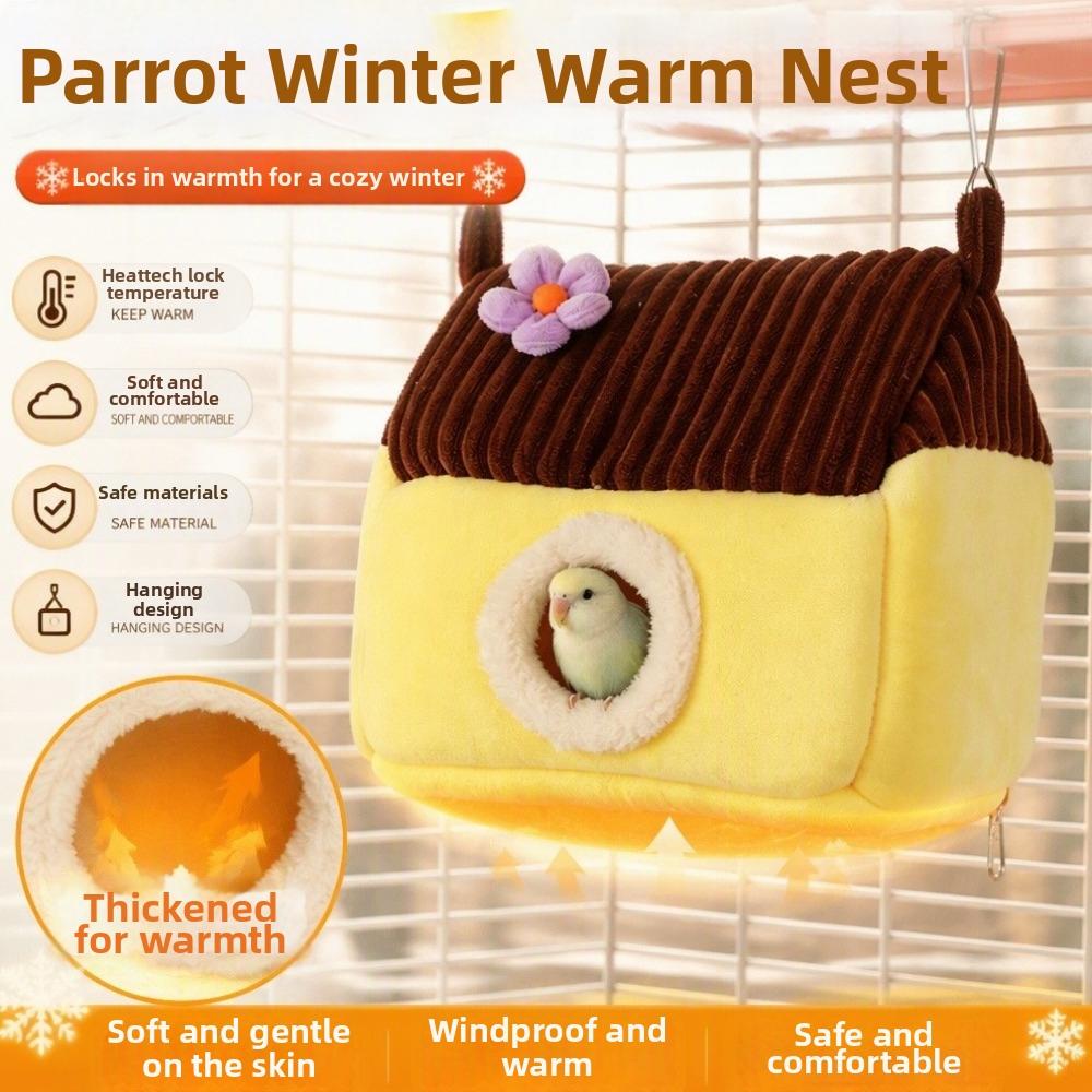 Thickened Warm Plush Hamster Bed Soft Hamster Sleep House Hamster Sleeping Bag  Winter
