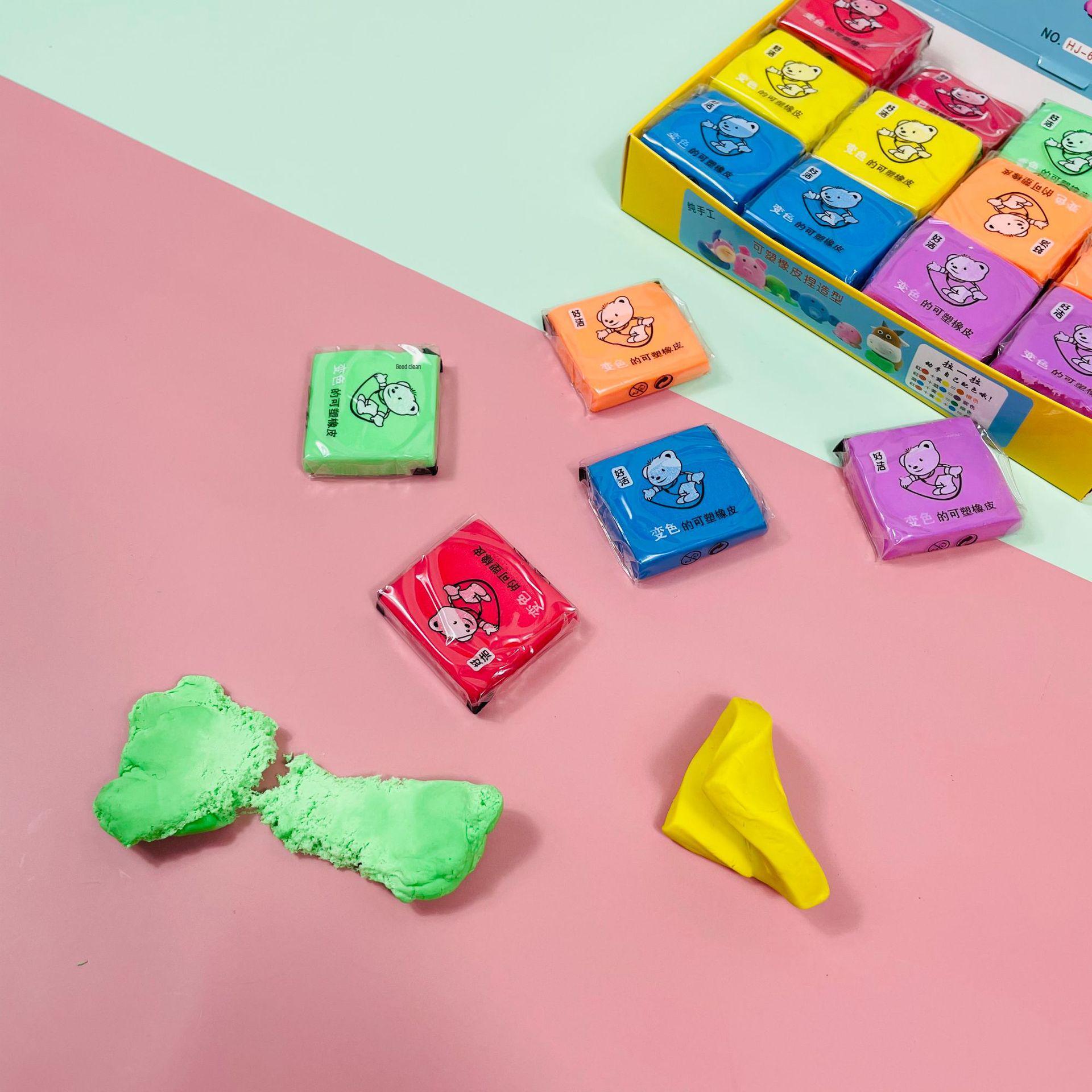 

Color-Changing Soft Eraser for Clean Drawing Sketching - Ideal for Kids Education Box of 36