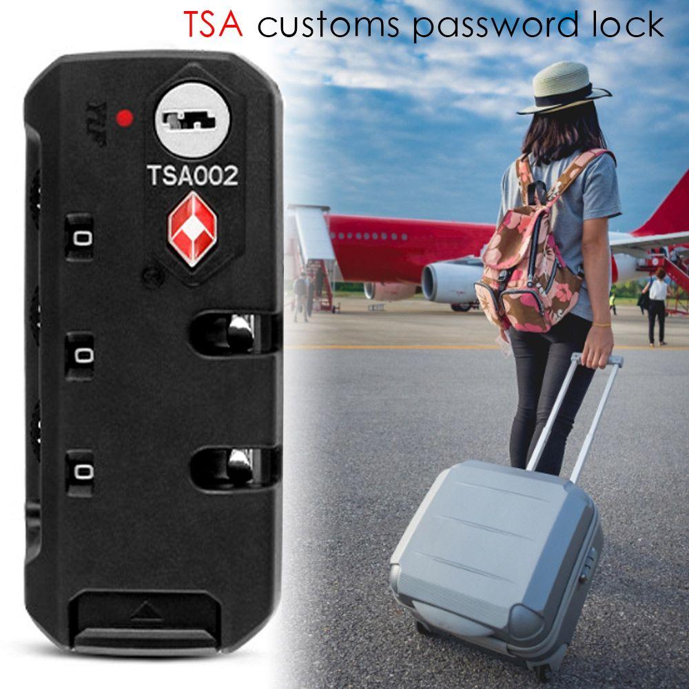 Portable TSA Customs Lock Safely Code Lock Anti-theft Luggage 2Digit Combination Lock Weatherproof Protection Security