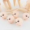 Soft Plastic DIY Girl Doll Head For 11.5" 1/6 Doll Heads For BJD Doll's Practicing Makeup Head Without Hair Dolls Accessories