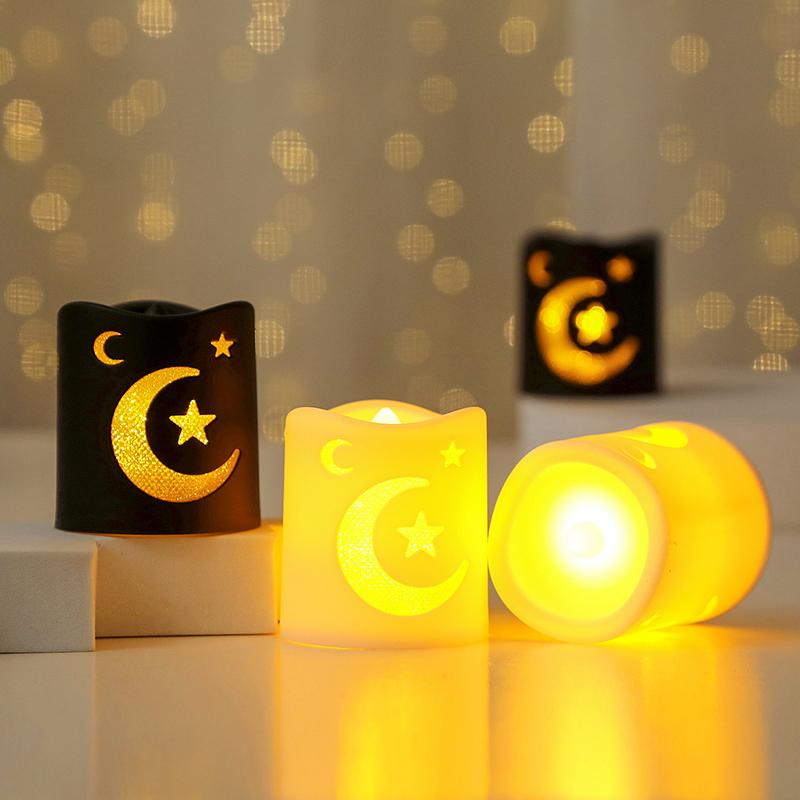 2026 Muslim Ramadan Lantern Eid LED Night Light  Ramadan Decoration Moon Star Glowing Light Islamic Eid Al Adha Gift