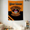 Name Custom Pittsburgh Pirates Wall Tapestry Aesthetic Wall Hanging Printed Fabric Blanket Decorative Tapestries for Bedroom Living Room Home Decor