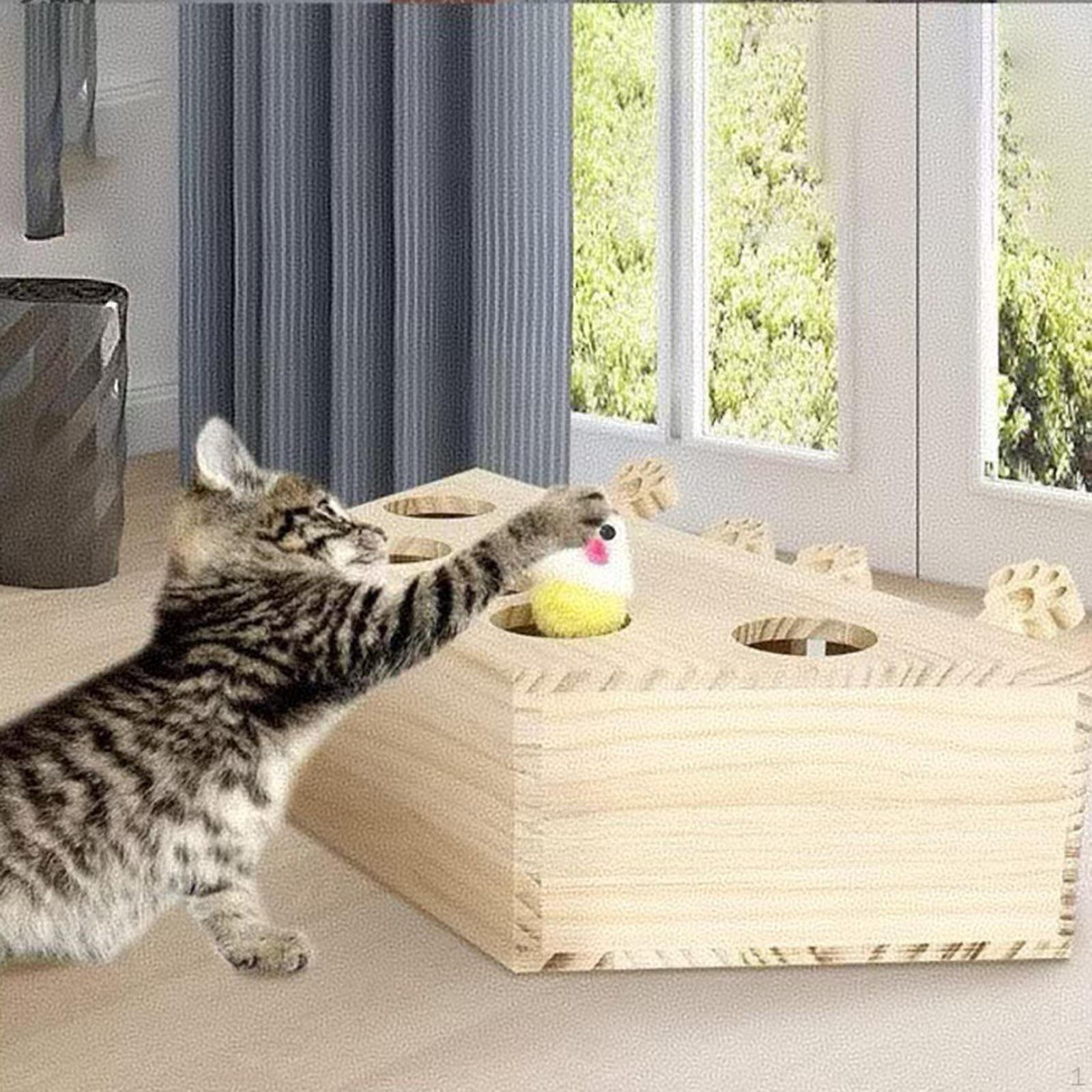 

Whack A Cat Toy Puzzle Game Accessories Plaything Indoor Exercise Versatile Fun Engaging Home