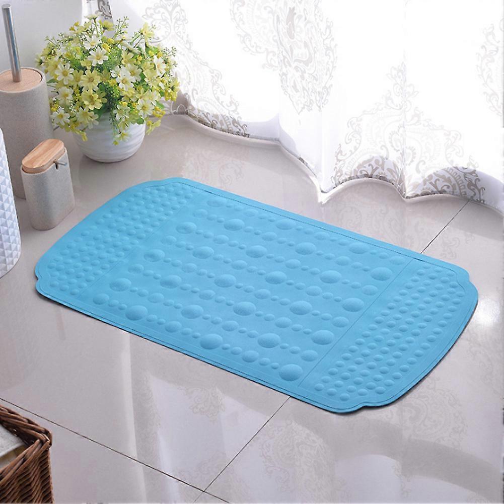 Non-Slip Bath Mat Anti Skid Rubber Shower Tub Safe Protection Bathtub Safety Mat Blue