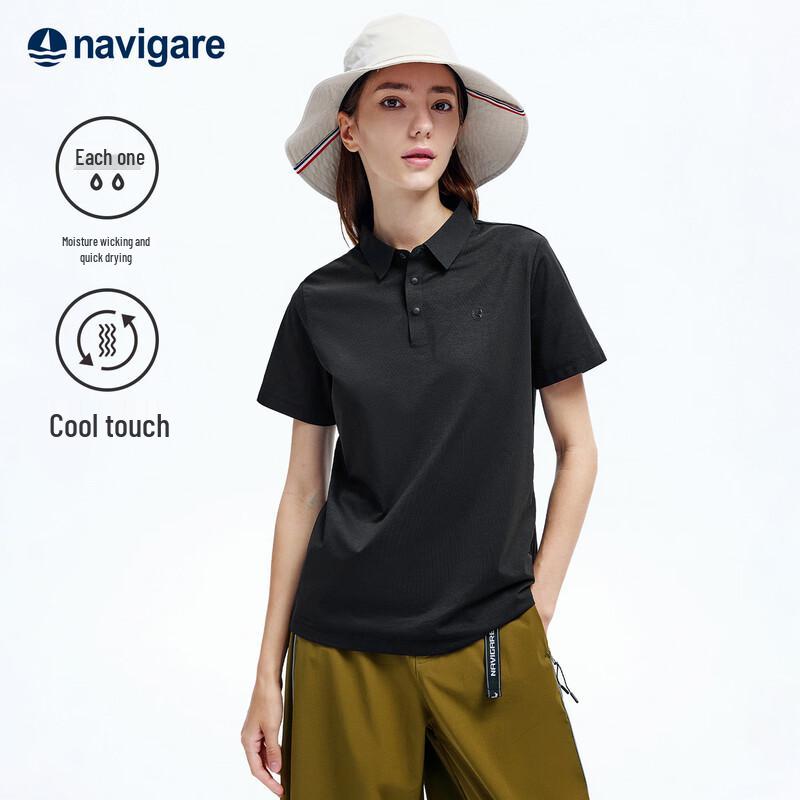 Navigare Women's Lightweight Short-sleeved Polo Shirt