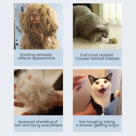 Dog Deshedding Brush Cat Grooming Comb Horse Shedding Brush Reduce Shedding for Cleaning Grooming Short And Long Hair Pets