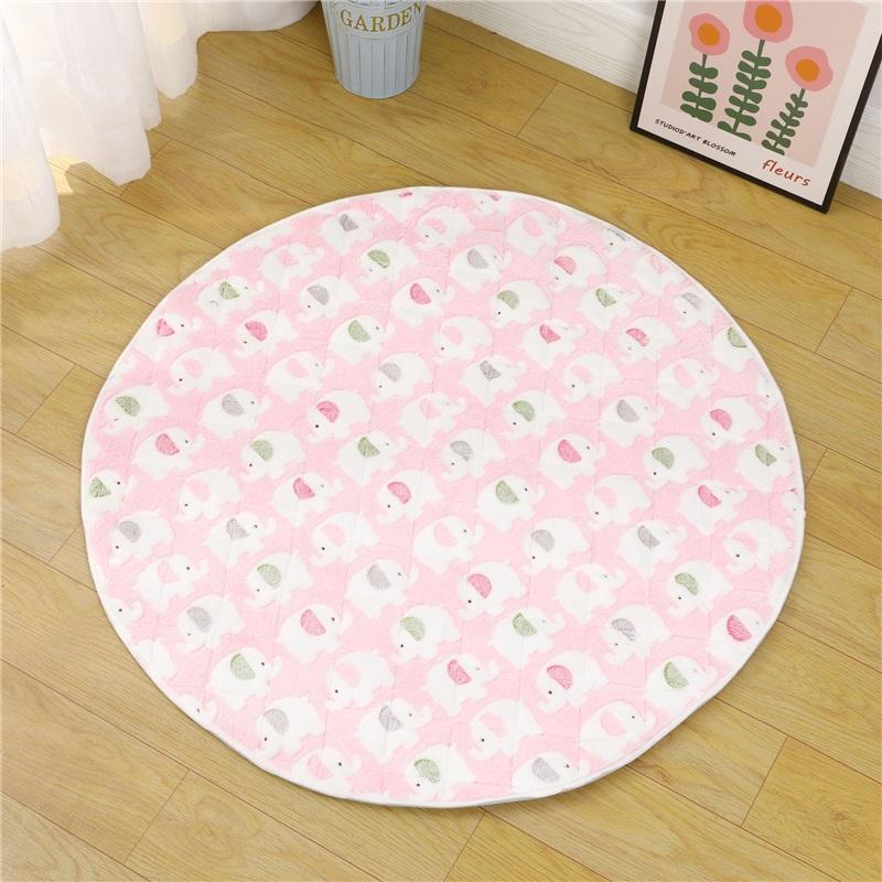 Four Seasons Universal Waterproof Dog Mat, Round Machine Washable Urine-proof Mat, Non-slip Breathable Car Mat, Recycled Pet Mat