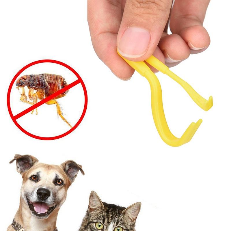 3pcs Flea Remover Hook Tick Remover Tweezer Tick Pull Pet Cat Dog Accessaries Tick Tool Pet Mites Flea Extractor Pet Supplies
