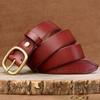 Women's Belt Leather Pin Buckle First Layer Cowhide Retro and Fashion All-Matching Trendy Korean Style Jeans Belt