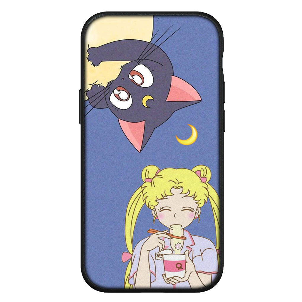 

Чехол для iPhone 17 16 15 Xiaomi Poco Redmi Note 14 13 12 11 Pro Max 9 16e Samsung Galaxy S25 S24 S23 OPPO Huawei Сейлор Мун Милый Кот Чехол для Телефона for Xiaomi Poco F6 Pro