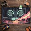 Fantasy Giant Fire Breath Cat Gaming Mouse Pad Playmat 24x14 Mtg Tcg Office Desk Mat For Work Game Pc Laptop Carpet Mousepad