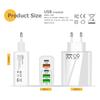 Pd 65w/12w Fast Charging Mobile Phone Charger 5v4apd+3usb Type-C Multi-Port Adapter Mobile Phone Charger Head