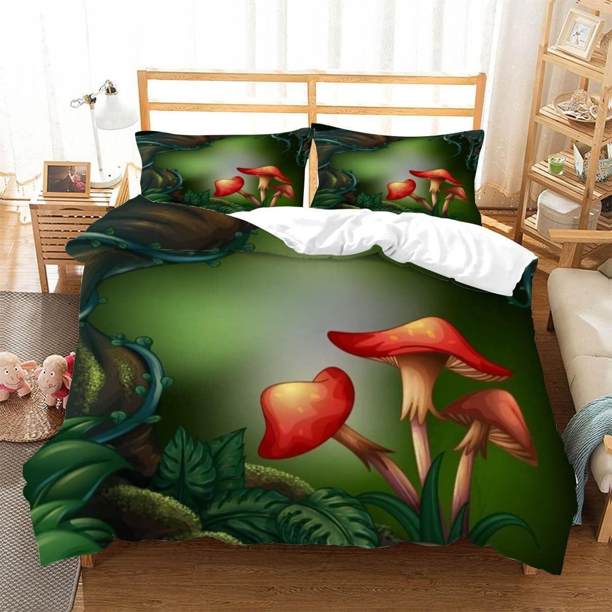 

3D Digital Printing Cartoon Series Bedding Two Or Three-Piece Polyester Quilt Set EU single 135*200