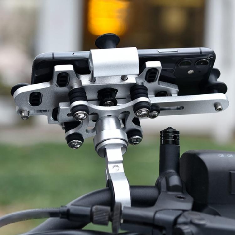 Mountain Bike Phone Mount Stand Aluminum Alloys Bicycles Phone Holder Universal Bike Handlebars Phone Mount Clip