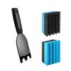 Grill Cleaning Accessories Includes 2 Sponges And Scrapers Heat Resistant Spatula For Indoor Outdoor Grills