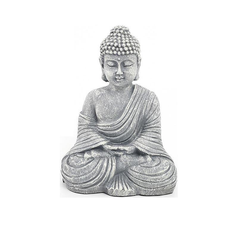 Buddha statue with smiling face, resin statue, handicraft decoration, Chinese style