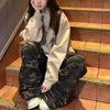 Retro Stand Collar Jacket for Women In Spring and Autumn New Loose Versatile Couple Style Khaki Work Jacket