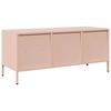 Vidaxl TV Cabinet, Pink, 101.5X39X43.5 Cm, Cold Rolled Steel