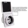 Car Motorhome Supplies Waterproof RV Boat Power Outlet 30A 3 Pin Torsion Lock Caravan Connection Socket Plug
