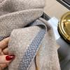 A Simple and Classic Thickened Wool Scarf for Your Boyfriend's New Winter Style
