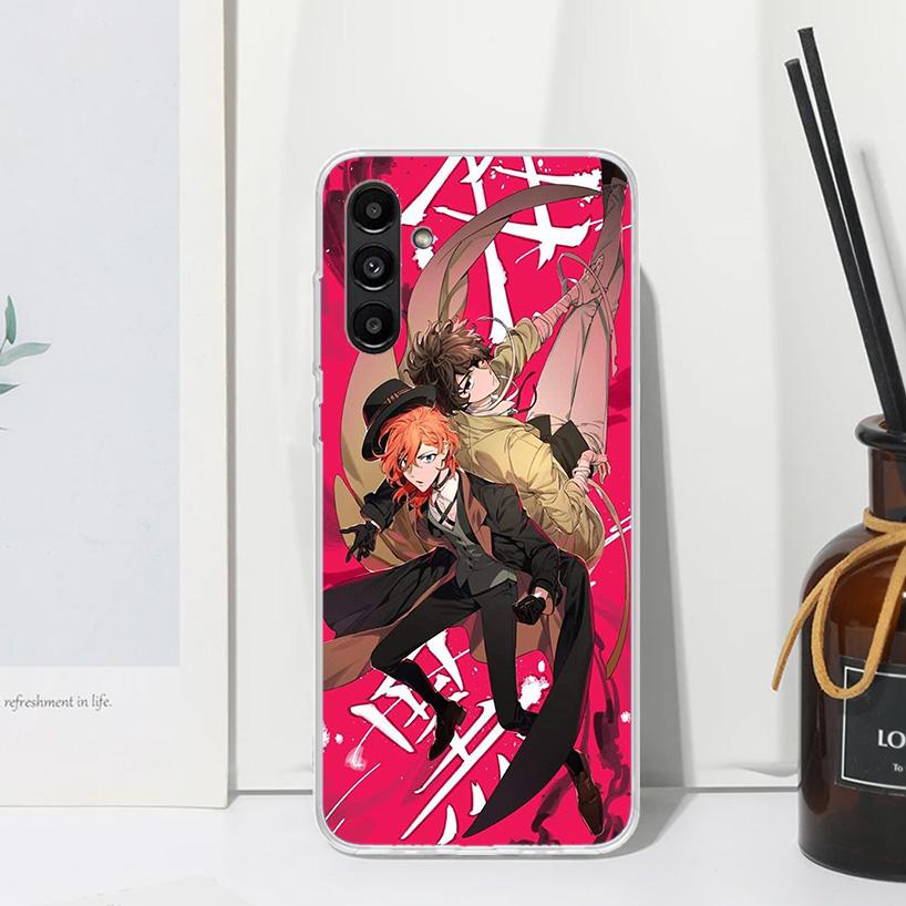 Bungo Stray Dogs Double Black Phone Case For Samsung Galaxy A17 A37 A57 A16 A26 A36 A56 A15 A25 A35 A55 A14 A24 A34 A54 A13 A23