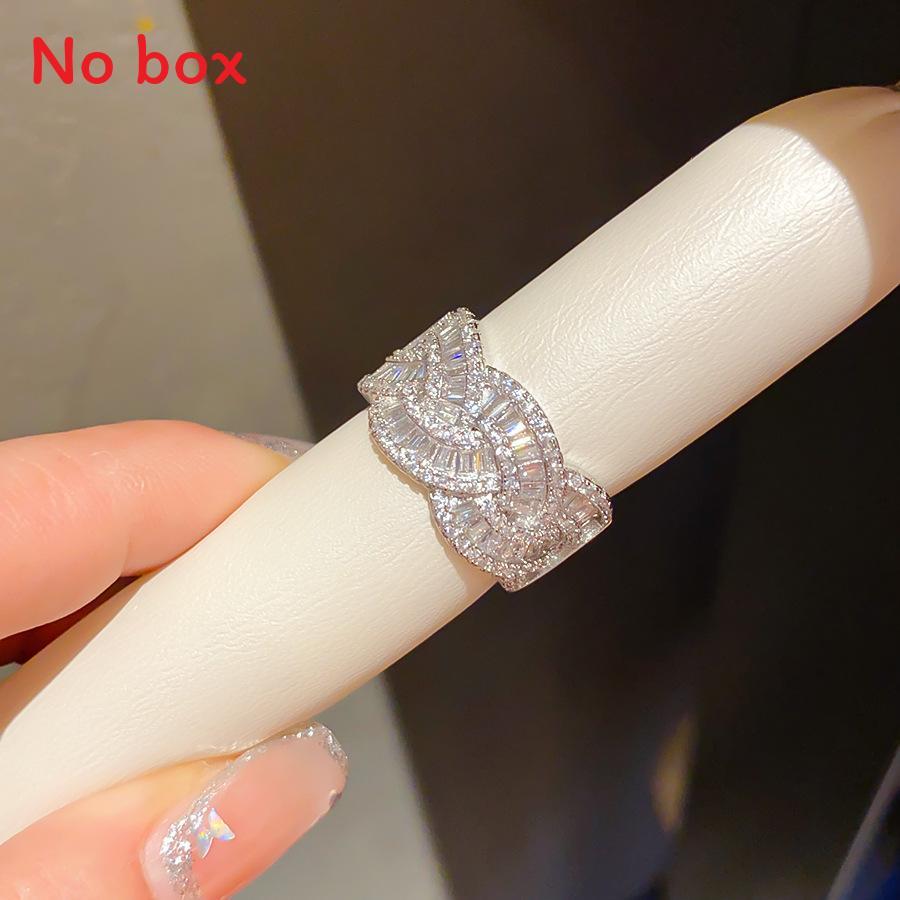 Silver Adjustable Zirconia Ring With Sparkling Line Design For Women