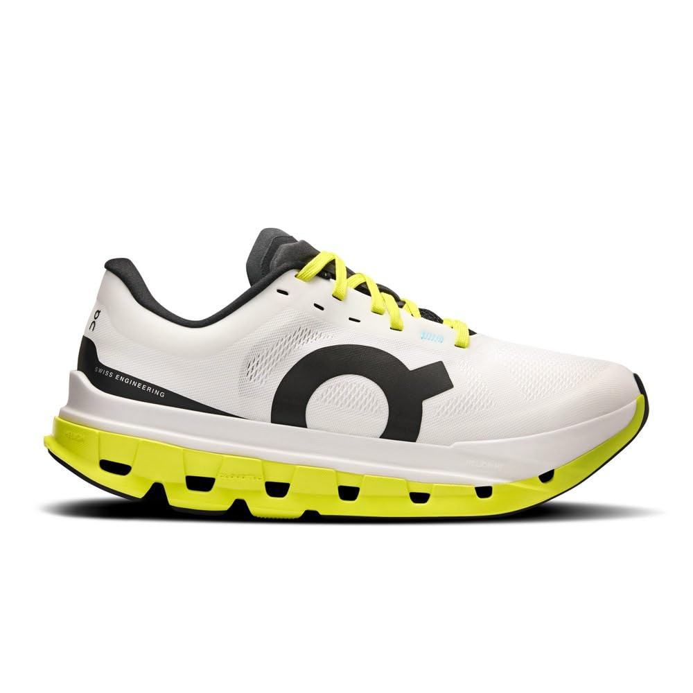 On Cloudflow 5 Running White Size Shoes, Lime, Women's, 23.5cm