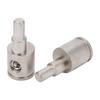 2pcs Amp Input Reducer Adapter 0 Gauge To 4 Gauge High Power Brass Nickel Plated for Car