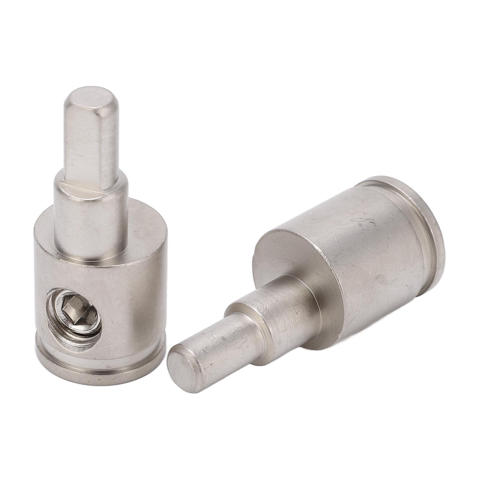 2pcs Amp Input Reducer Adapter 0 Gauge to 4 Gauge High Power Brass Nickel Plated for Car brass