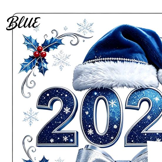 Reusable Glass Stickers 2027 New Year Christmas Static Window Cling Glue‑Free Snowflake Holiday Decals Sticker for Home Shop Decor Creative Gifts