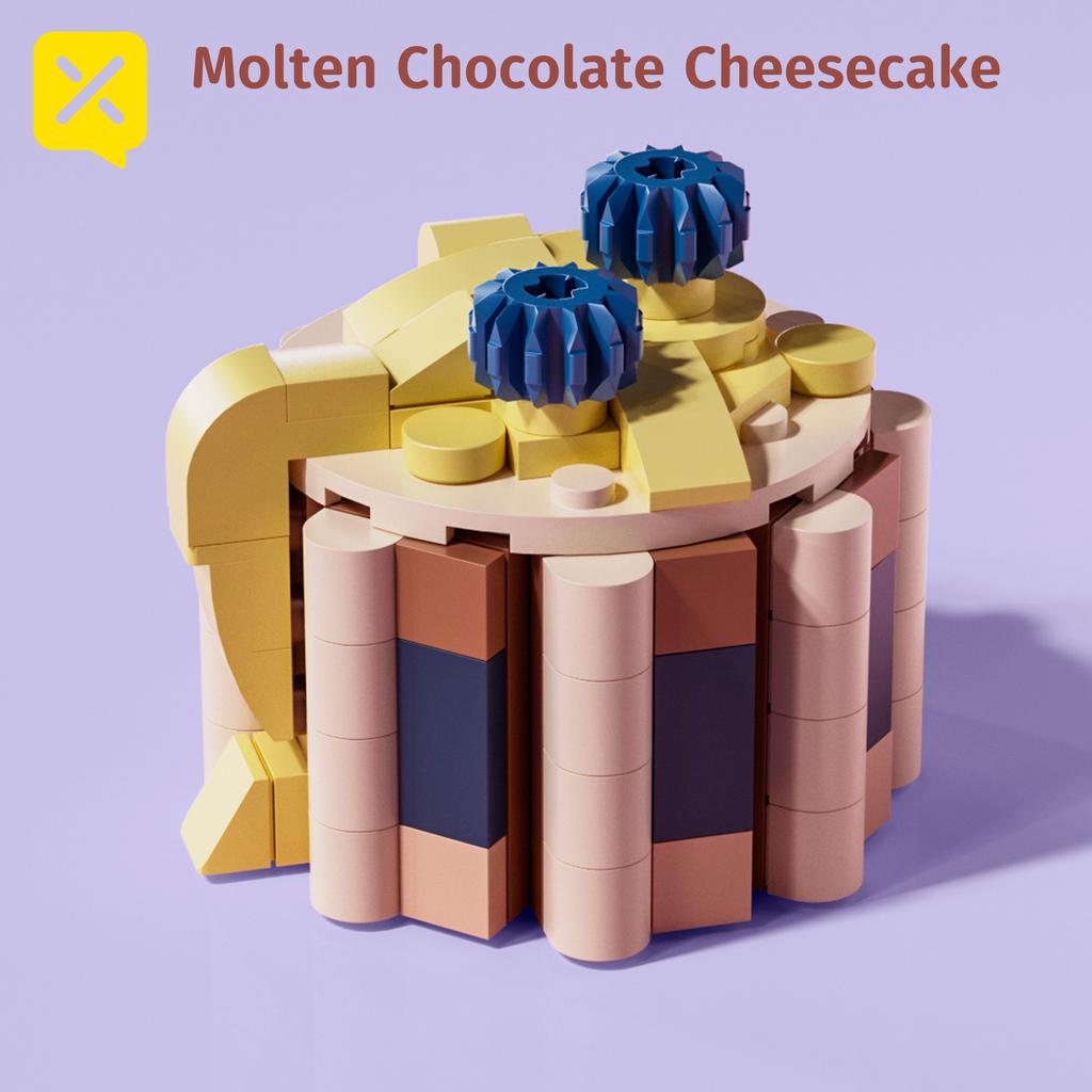 ToylinX Cake Blocks Toys 12 Types Plastic Cute Dessert Toys Model Building Blocks Girls Birthday Gift For Boys Girls and Friends