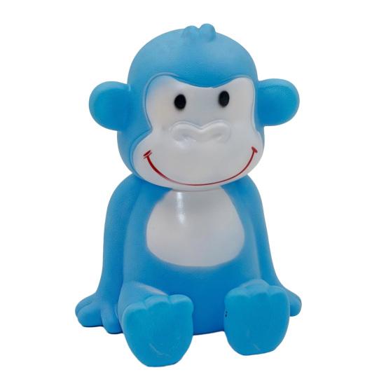 Quiekender Affen-Quetschspielzeug mit realistischem Geräusch Weiches TPR Fidget zur Stressbewältigung Niedliches tierförmiges Dekompressions-Gadget für Kinder Erwachsene