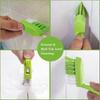 Tile Joint Brush 4 in 1 Joint Scrubber Multifunction Kitchen Bathroom Cleaning Brush Grout Mould Cleaner Brush Green  -Yx