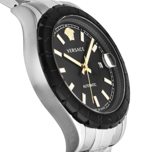 [VERSACE] Versace HELLENYIUM VEZI00321 Men's Watch with Black Dial