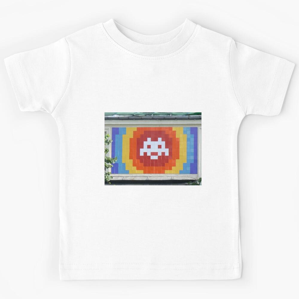 Space Invader - Multi-Coloured Kids T-Shirt 170